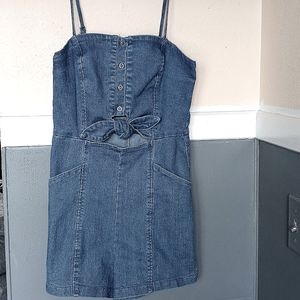 Women's jean romper